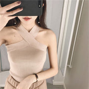 Women's Korean Style All Match Sleeveless Knitted Vest