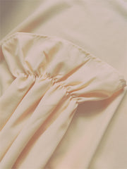 Flirty Off Shoulder Ruffle Trim Blouse - Soft & Flowy Long Sleeve Top for Spring & Fall - Womens Casual Daily Wear