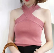 Women's Korean Style All Match Sleeveless Knitted Vest