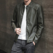 Fashion Men's Leather Coat, Jacket, Youth Trendy
