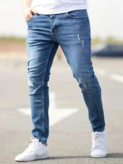 Men's Slim-fit Stretch Jeans Pants