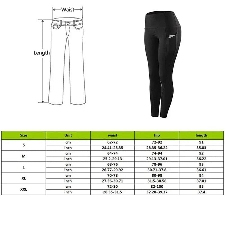 Women Solid Color Pants Yoga High Waist Pants