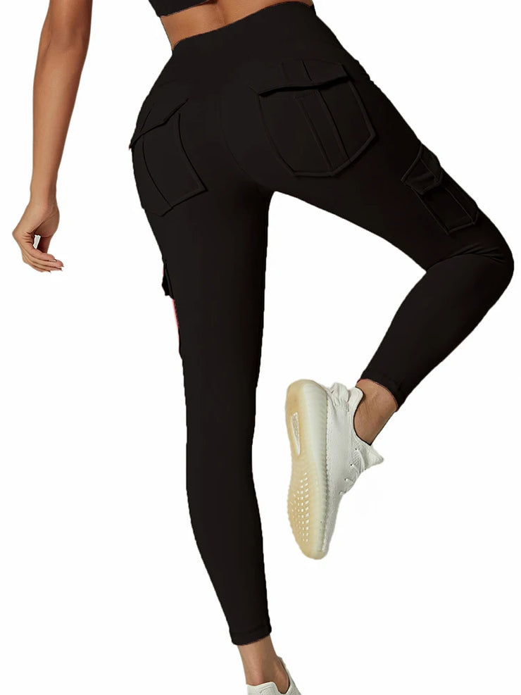High Waist Stretch Gym Yoga Sports Leggings Women&