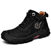 Men's Casual Shoes Outdoor Men's Shoes New Handmade Large Size Stitching All-match Business Genuine Leather Boots Shoes