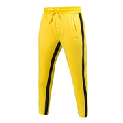 Men's Fleece Sweatpants Autumn Winter Fashion Jogging Fitness Trousers Elastic Sportswear Casual Track Pants mid Waist Full Length
