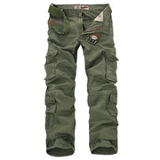 Men's  Loose Baggy Tactical  Cotton Cargo Pants