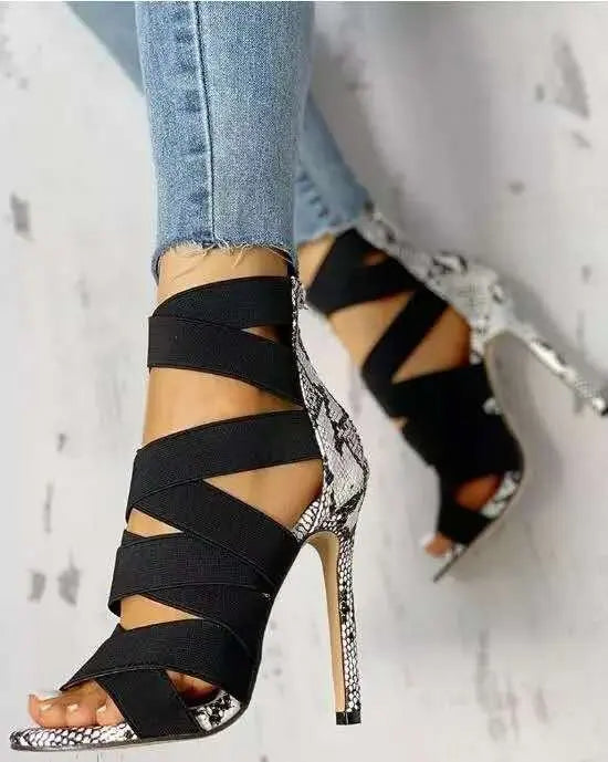 Women Sandal High Heels Gladiator Party Pumps Shoes