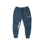 Men's Cotton Sweatpants with Zip Pocket Gym Fitness Sports Joggers Bodybuilding Workout Casual Pencil Pants