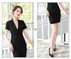 Women's Business Blazer Skirt Set Oversized Office Summer Outfit Notched Collar Full-Length Formal Two-Piece Suit