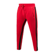 Men's Fleece Sweatpants Autumn Winter Fashion Jogging Fitness Trousers Elastic Sportswear Casual Track Pants mid Waist Full Length