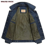 Men's  Denim Autumn Luxury Fashionable Tactical Jacket