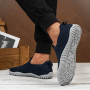 Men's Lightweight Barefoot Shoes US Zero Drop Wide-Toe Outdoor Walking Running Hiking Trainer Anti-Slip Mesh Fly Knit