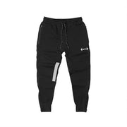 Men's Cotton Sweatpants with Zip Pocket Gym Fitness Sports Joggers Bodybuilding Workout Casual Pencil Pants