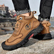 Men's Casual Shoes Outdoor Men's Shoes New Handmade Large Size Stitching All-match Business Genuine Leather Boots Shoes