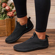 Women's Comfortable Barefoot Sneakers Breathable Mesh Toe Shoes Non-Slip Flat Casual Fitness Footwear All-Season Wear