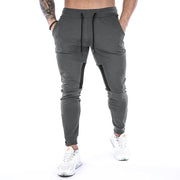 Men's Sports Fitness Long Pants with Pockets Casual Drawstring Trousers Slim Fit Outdoor Streetwear Breathable Eco-Friendly