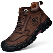 Men's Casual Shoes Outdoor Men's Shoes New Handmade Large Size Stitching All-match Business Genuine Leather Boots Shoes