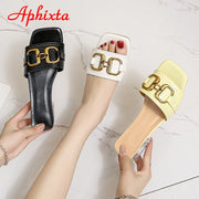Transparent Square Heels Women Peep Toe Mules - Summer Slip-on Silver/Vibrantly Heel Sandals- Bronze with Peep- Toe Metal-Make a Grand Scene & Stand Our Class Apart Footwear: Size Range 35-45 .