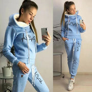 Women Hooded Pullover Hoodies and Pants Suit Outfits ,Tracksuits