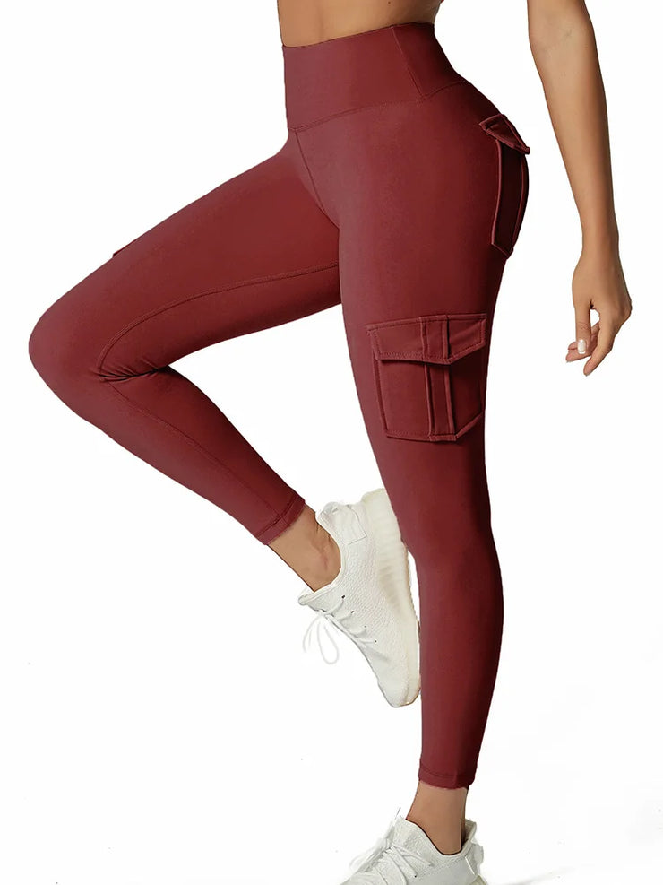 High Waist Stretch Gym Yoga Sports Leggings Women&
