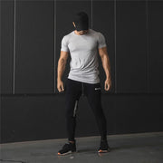 Men's Cotton Sweatpants with Zip Pocket Gym Fitness Sports Joggers Bodybuilding Workout Casual Pencil Pants