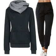 Women's Tracksuits Hooded Pullover Sweatpants Sweatshirt Casual Pants Sets Sportswear