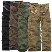 Men's  Loose Baggy Tactical  Cotton Cargo Pants