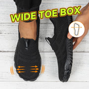 Men's Lightweight Barefoot Shoes US Zero Drop Wide-Toe Outdoor Walking Running Hiking Trainer Anti-Slip Mesh Fly Knit