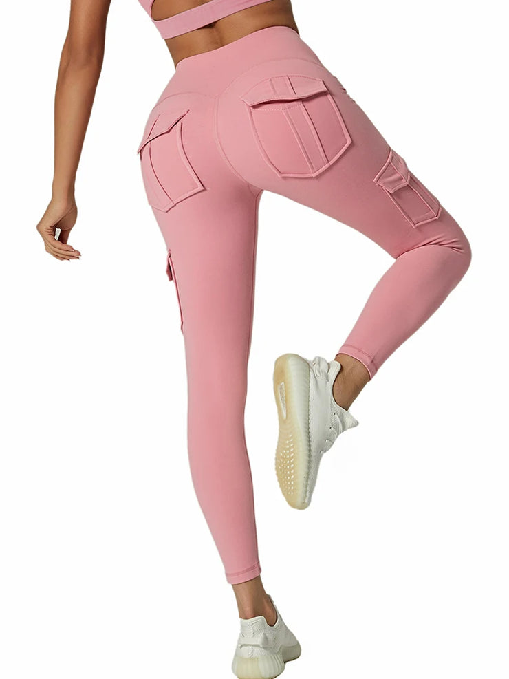 High Waist Stretch Gym Yoga Sports Leggings Women&