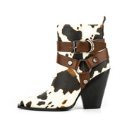 Women's Solid Suede Long Boots Low Heel Pointed Toe Fashion Knee High Booties Slip-On Shoes Straight Upper for Casual Outfits