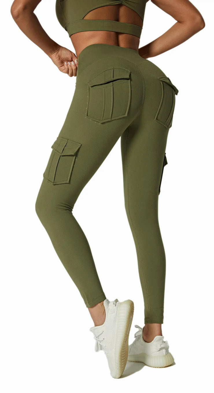 High Waist Stretch Gym Yoga Sports Leggings Women&