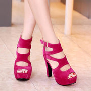 Women Summer sexy super high heel Shoes