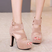 Women Summer sexy super high heel Shoes