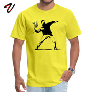 Men's 100% Cotton T-shirts Novelty Street Art Designer