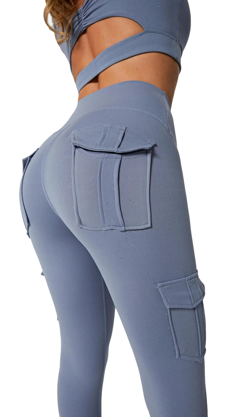 High Waist Stretch Gym Yoga Sports Leggings Women&