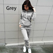 Women Hooded Pullover Hoodies and Pants Suit Outfits ,Tracksuits