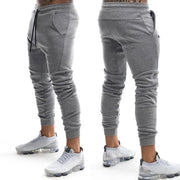Custom Logo Cotton Gym Jogger Running Pants with Zipper Pocket Male Trousers Men Blank Workout Fitness Sweatpants