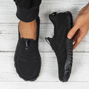 Men's Lightweight Barefoot Shoes US Zero Drop Wide-Toe Outdoor Walking Running Hiking Trainer Anti-Slip Mesh Fly Knit