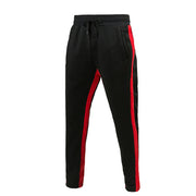 Men's Fleece Sweatpants Autumn Winter Fashion Jogging Fitness Trousers Elastic Sportswear Casual Track Pants mid Waist Full Length