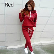 Women Hooded Pullover Hoodies and Pants Suit Outfits ,Tracksuits