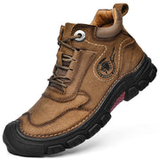 Men's Casual Shoes Outdoor Men's Shoes New Handmade Large Size Stitching All-match Business Genuine Leather Boots Shoes