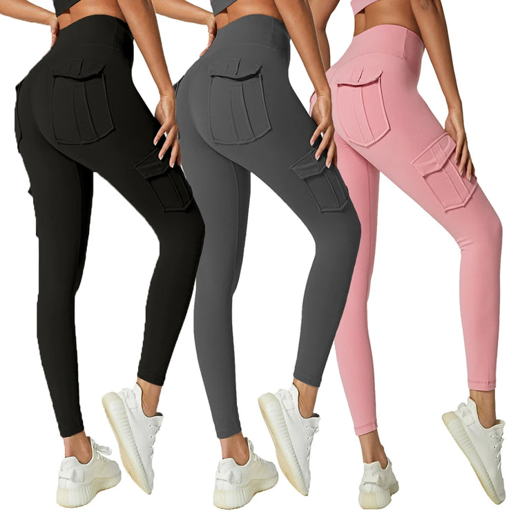High Waist Stretch Gym Yoga Sports Leggings Women&