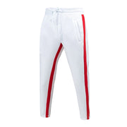 Men's Fleece Sweatpants Autumn Winter Fashion Jogging Fitness Trousers Elastic Sportswear Casual Track Pants mid Waist Full Length
