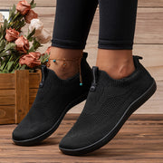 Women's Comfortable Barefoot Sneakers Breathable Mesh Toe Shoes Non-Slip Flat Casual Fitness Footwear All-Season Wear