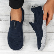 Men's Lightweight Barefoot Shoes US Zero Drop Wide-Toe Outdoor Walking Running Hiking Trainer Anti-Slip Mesh Fly Knit