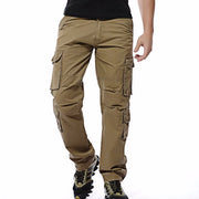 Men's Cargo Pants Loose Army Tactical Pants Multi-Pocket Big Size 46 Casual Pant