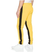 Men's Fleece Sweatpants Autumn Winter Fashion Jogging Fitness Trousers Elastic Sportswear Casual Track Pants mid Waist Full Length