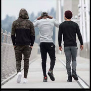 Fitness Wolf Men's Quick Dry Breathable Stretch Sweatpants Moisture Wicking Wear-Resistant Eye-Catching Brother Pants