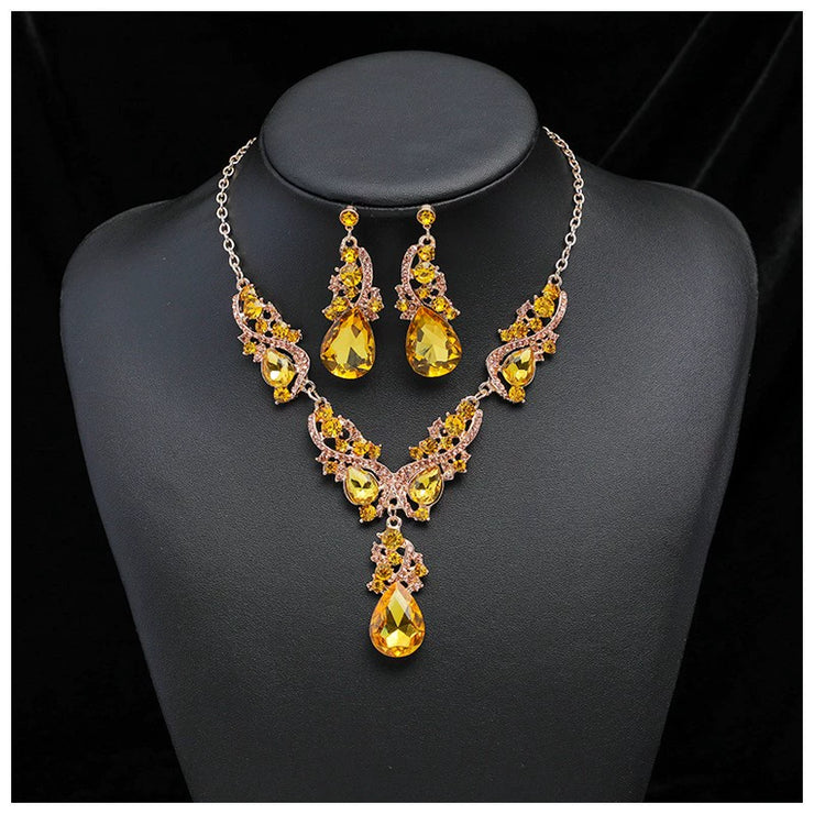 Fashion Rhinestone Sapphire Women&