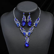 Fashion Rhinestone Sapphire Women's Dress Banquet Jewelry